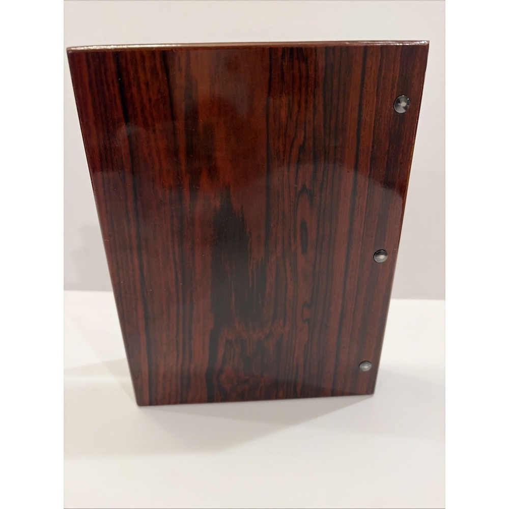 Vintage Jehuani Wood Grain Address Book 3 Ring Binder Korea - Picture 2 of 12